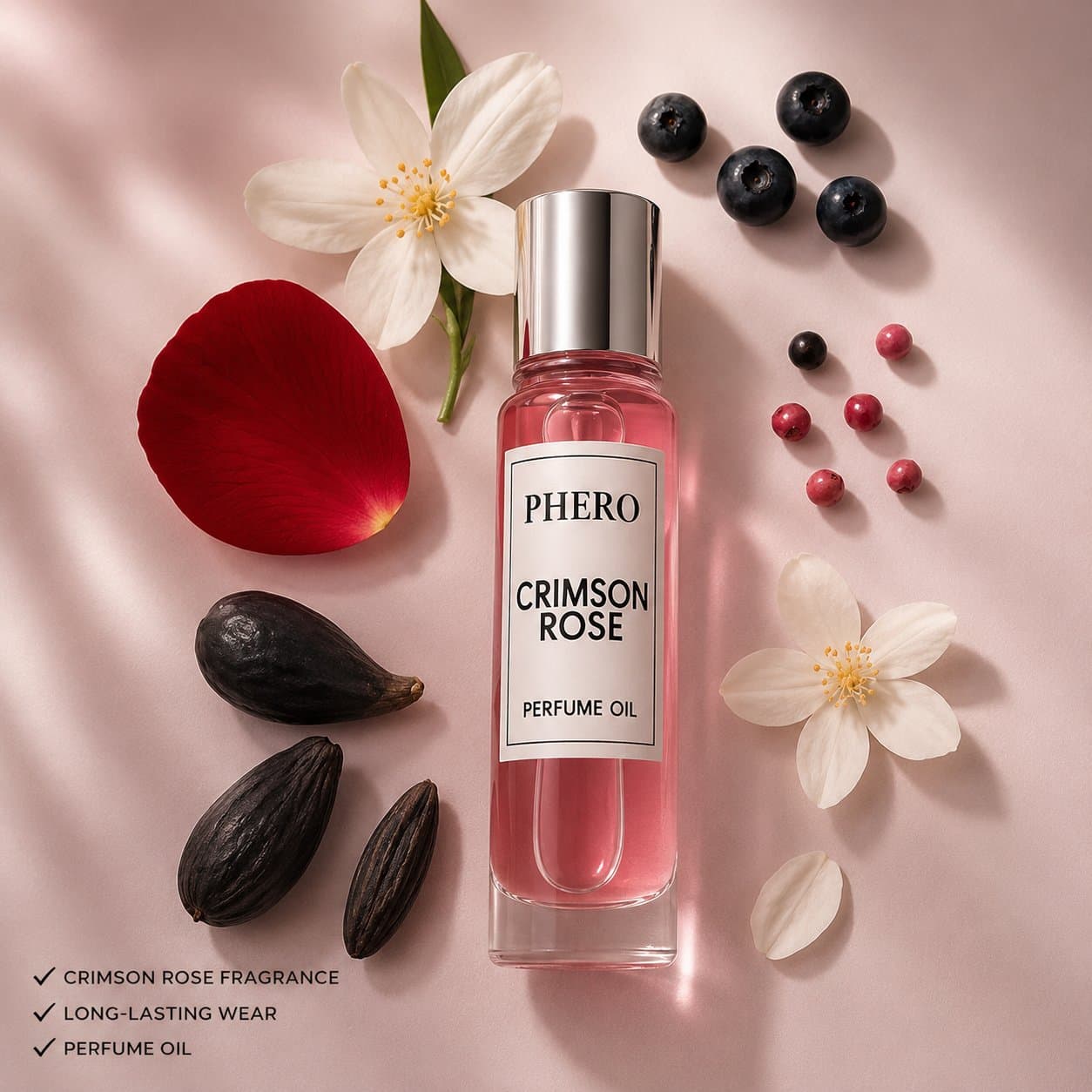 PHERO CRIMSON ROSE PERFUME OIL